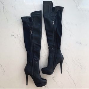 Bakers over the knee leather boots